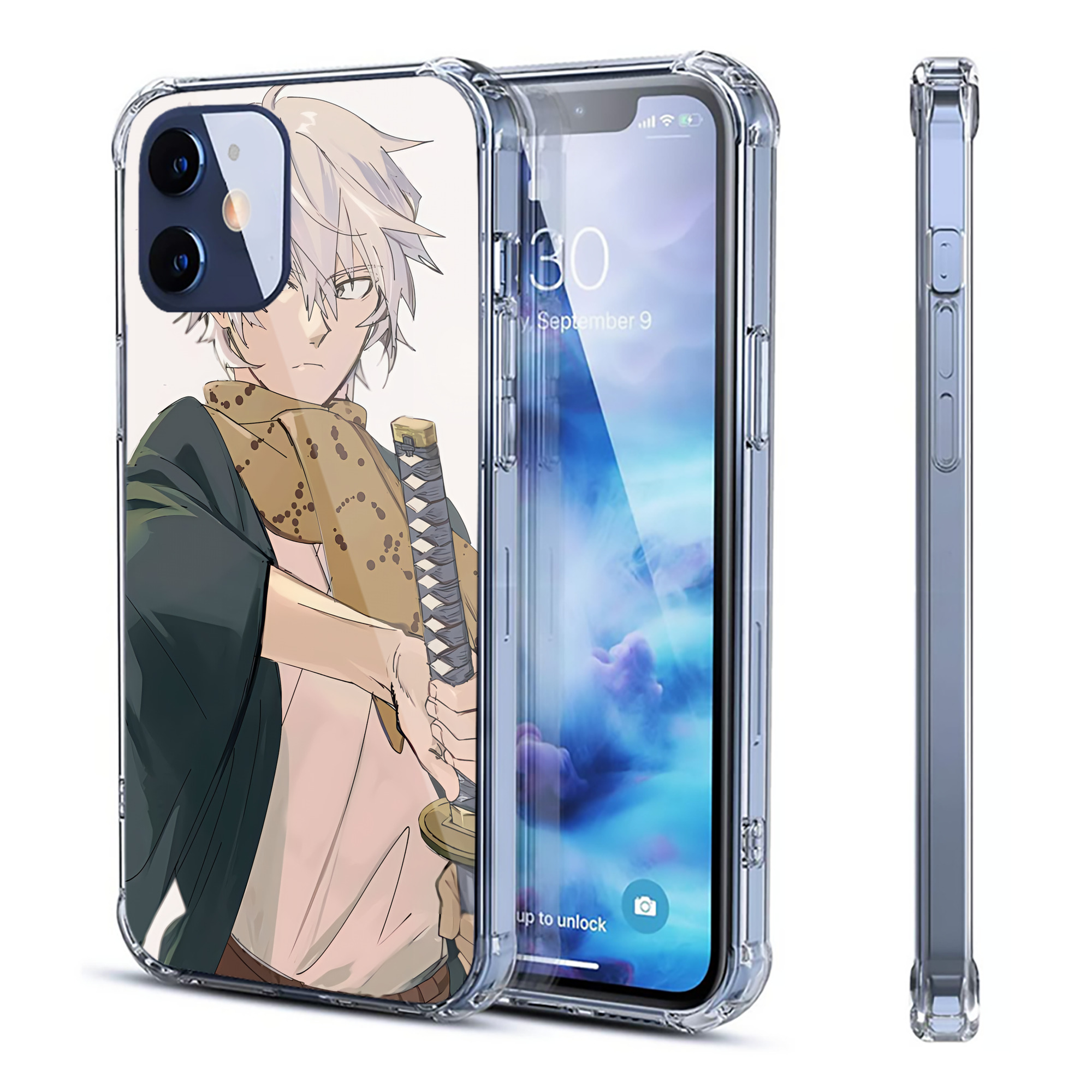 （画像用） 文豪ストレイドッグス Bungo Stray Dogs 【iPhone 12シリーズ対応】透明スマホケース（クリアソフトケース）